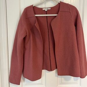 Boden wool jacket/deconstructed blazer Mauve